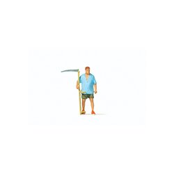 Farmer with Scythe Figure