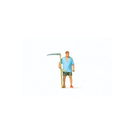 Farmer with Scythe Figure