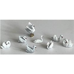 Waterfowl Swans x 8 Assorted