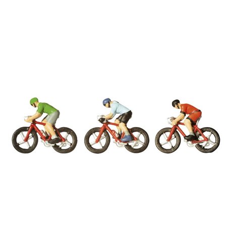 Racing Cyclists (3) figures set