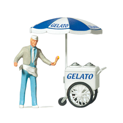 Ice Cream Seller with parasol
