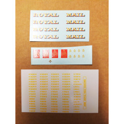 Lettering & Numbering for Pre-1964 Livery Royal Mail Travelling Post Offices