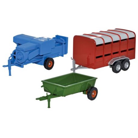 Set - 3 Piece Farm Trailers