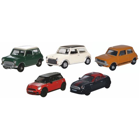 Classic/Cooper S/1275GT/New Mini/Coupe 5 Piece Mini Set