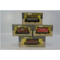 A Set of Four Wrenn Wagons. OO Gauge USED
