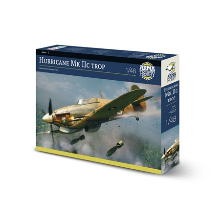 Hawker Hurricane Mk.IIc Tropical version - 1/48 scale model kit