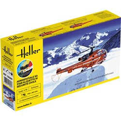 Heller 1:72 Gift Set - SA Alouette III S�curit� Civile £6.39