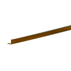 Brass Angle: 0.014" Wall - 1/8" Leg Length - 12" Long (1 Piece)