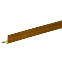 Brass Angle: 0.014" Wall - 1/4" Leg Length - 12" Long (1 Piece)
