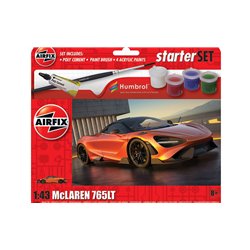 Small Starter Set NEW McLaren 765 - 1:43 scale model kit