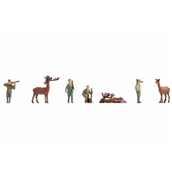 Hunters (4) and Deer (3)