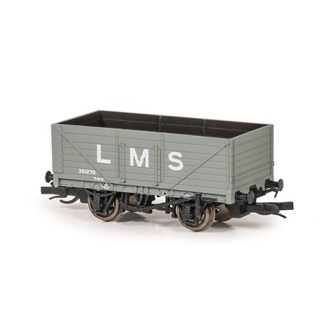 PECO TT:120 WAGON 7 PLANK OPEN LMS