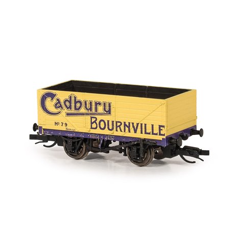 PECO TT:120 WAGON 7 PLANK OPEN CADBURY'S