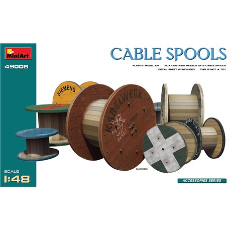 Miniart 1:48 - Cable Spools 