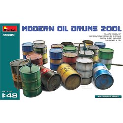 Miniart 1:48 - Modern Oil Drums (200l)