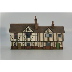 A Selection of Eight Timber Framed Shops and Houses .Used. OO Gauge