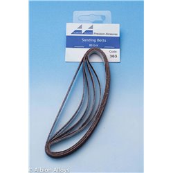 363 - Sanding Stick Refill Belts - Pack of 5 x 80 grit