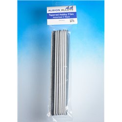 371 Regular Tapered Hobby Files - 7 Piece Selection Pack