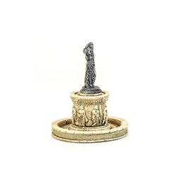 Ornate Classical Fountain With Figurine
