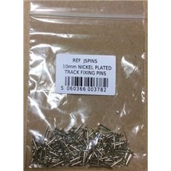 Track pins 10mm Nickel plated