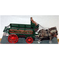 Horse drawn Brewery Dray Unpainted Kit OO Scale 1:76