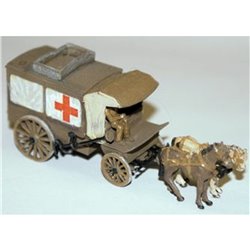 Covered Ambulance Wagon circ 1900 Unpainted Kit OO Scale 1:76