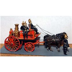 G17 Shand Mason Fire Engine & horses Unpainted Kit OO Scale 1:76