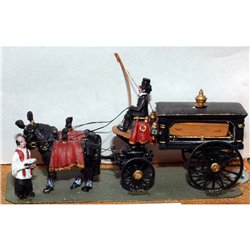 Victorian horse drawn Hearse Unpainted Kit OO Scale 1:76