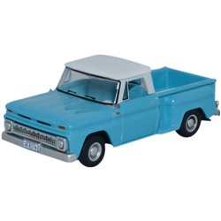 Chevrolet Stepside Pick Up 1965 Light Blue and White