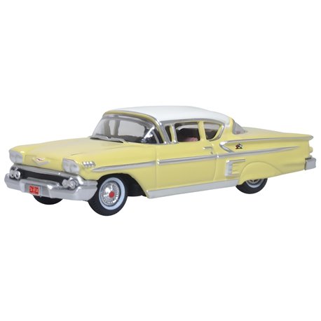 Colonial Cream/Snowcrest White Chevrolet Impala Sport Coupe 1958