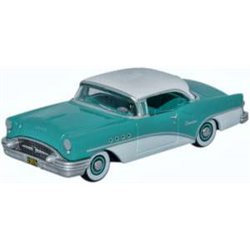 Buick Century 1955 Turquoise and Polo White