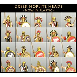 Greek Hoplite Heads x 56