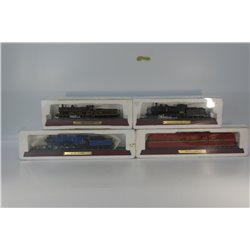 A collection of 4 static Display models of Continental Trains in TT Gauge.