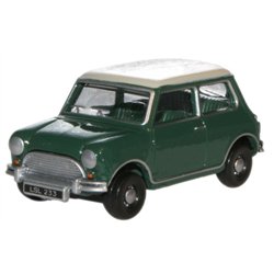 Almond Green/Old English White Austin Mini