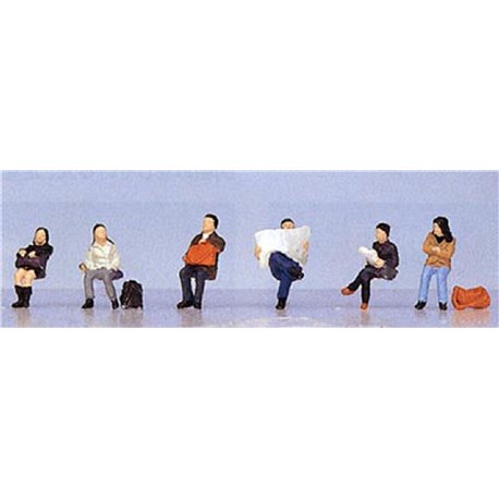 Japanese Seated passengers figure set (6)