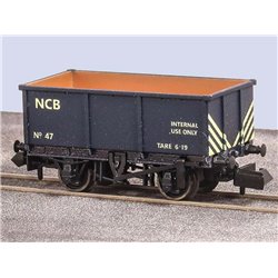 NCB ex-BR 22 ton Steel Bodied Tippler Wagon NCB Internal User Black