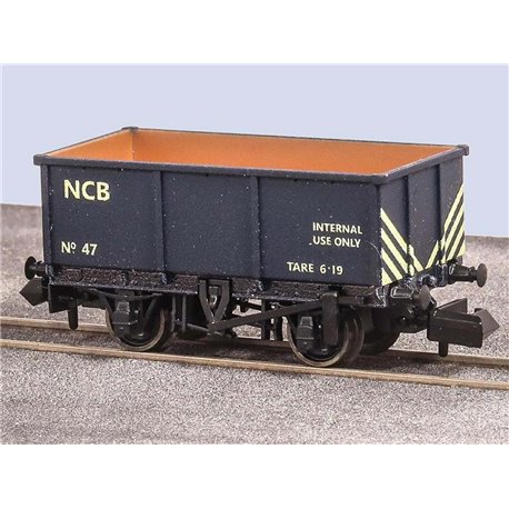 NCB ex-BR 22 ton Steel Bodied Tippler Wagon NCB Internal User Black