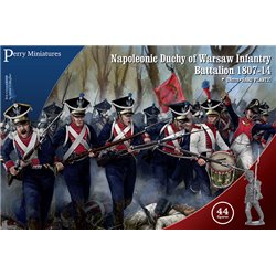 Napoleonic Duchy of Warsaw Infantry Battalion 1807-14 (44 fig.) - 1/56 scale