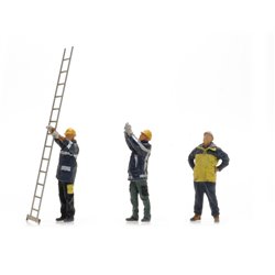 Catenary Workers (3x) Ready Made Painted