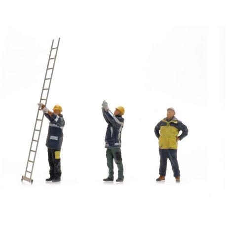 Catenary Workers (3x) Ready Made Painted