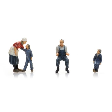 Farmer Family (3x) Ready Made Painted