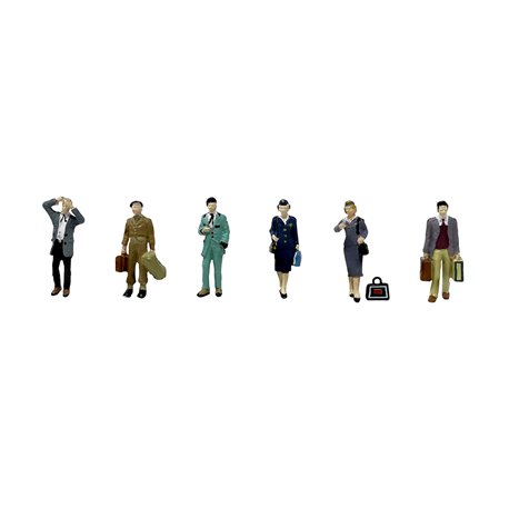 Post-War Era Figures Set C x 6 figures.