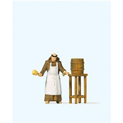 Friar Tapping Beer Figure