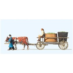 Cattle Drawn Wine Wagon