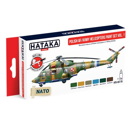 Polish AF / Army Helicopters paint set vol. 1