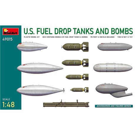 Miniart 1:48 - US Fuel Drop Tanks and Bombs