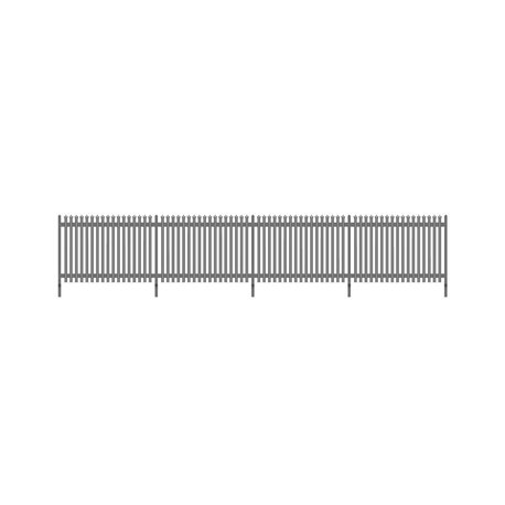 Modern Palisade Fencing