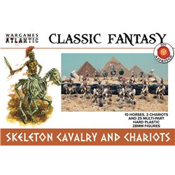 Skeleton Cavalry and Chariots - plastic 28mm figures kit (x30)