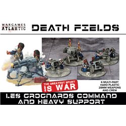 Les Grognards Command and Heavy Support - plastic 28mm figures kit (x6)