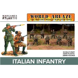 Italian Infantry - plastic 28mm figures kit (x32)